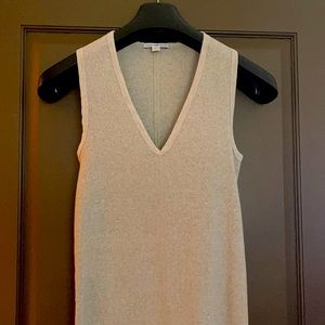 James Perse v neck ribbed tank tank top dress